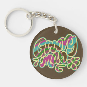 Groovy Man Keychain