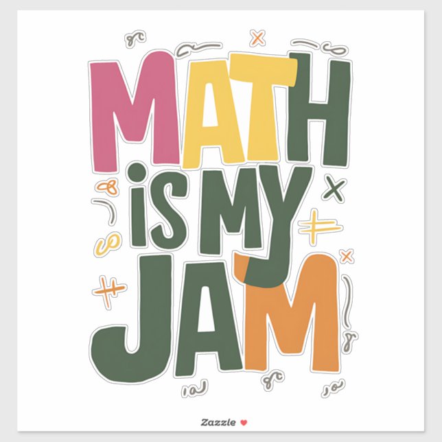 Groovy Math is My Jam First Day Back To School  (Sheet)