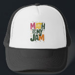 Groovy Math is My Jam First Day Back To School  Trucker Hat<br><div class="desc">Groovy Math is My Jam First Day Back To School Math Teachers</div>
