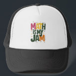 Groovy Math is My Jam First Day Back To School  Trucker Hat<br><div class="desc">Groovy Math is My Jam First Day Back To School Math Teachers</div>