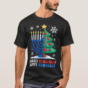Groovy Merry Chrismukkah Happy Christmas Hanukkah T-Shirt
