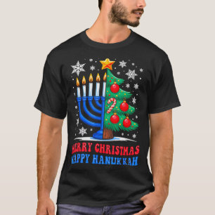 Groovy Merry Chrismukkah Happy Christmas Hanukkah  T-Shirt