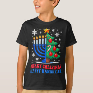 Groovy Merry Chrismukkah Happy Christmas Hanukkah  T-Shirt