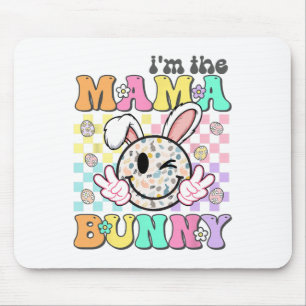 Groovy Mom Easter I'm The Mama Bunny Matching Fami Mouse Pad