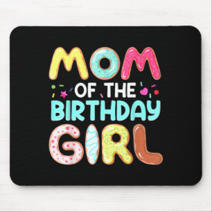Groovy Mom Of The Birthday Girl Cute Do Family Mouse Pad