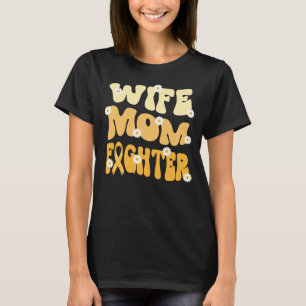 groovy mom wife fighter appendix cancer awareness T-Shirt