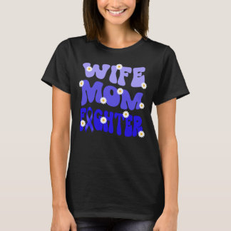 groovy mom wife fighter ataxia awareness T-Shirt