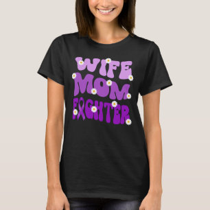 groovy mom wife fighter lupus awareness   T-Shirt