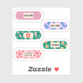 Groovy Motivational Band-Aid – Retro Healing Vibes