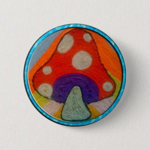 Groovy Mushroom Button