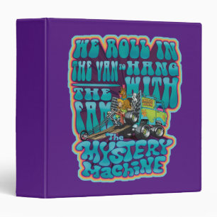 Groovy Mystery Machine Fam Graphic Binder
