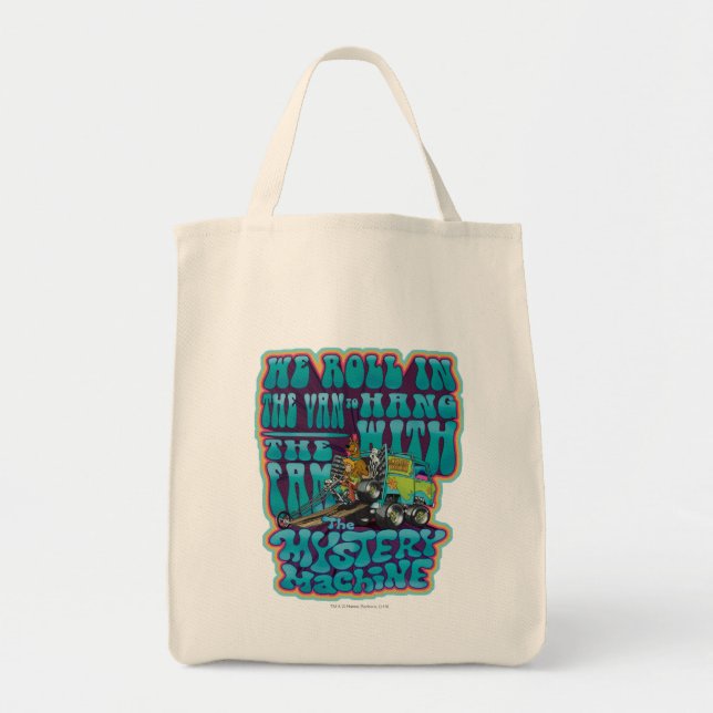 Groovy Mystery Machine Fam Graphic Tote Bag (Front)