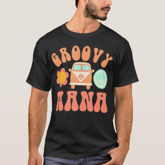 Groovy Nana Matching Family Birthday Party        T-Shirt