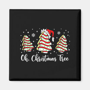 Groovy Oh Christmas Tree Cakes Debbie Becky Jen Ca Magnet