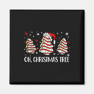 Groovy Oh Christmas Tree Cakes Debbie Becky Jen Ca Magnet