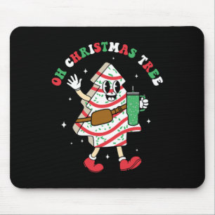Groovy Oh Christmas Tree Cakes Debbie Becky Jen Ca Mouse Pad
