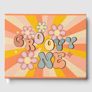Groovy one birthday Party  Guest Book