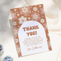 Groovy One Boho Daisy Retro 1st Birthday Party