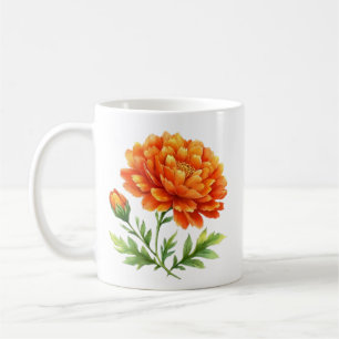 Groovy Orange floral beauty. Coffee Mug