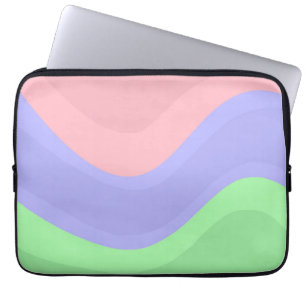 Groovy Pastel Chic Laptop Sleeve