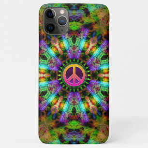 Groovy Peace Sign Rainbow Joy iPhone 5 Case