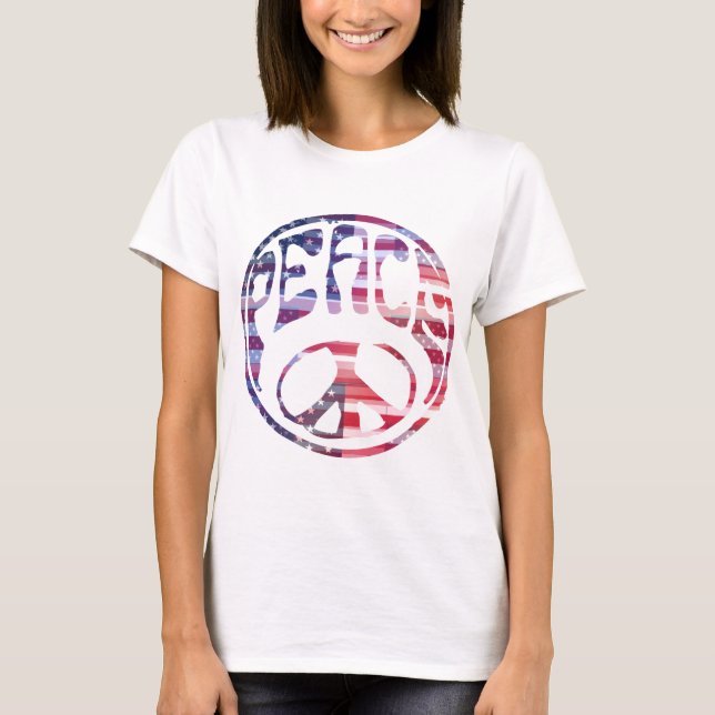 Groovy Peace Sign T-Shirt (Front)