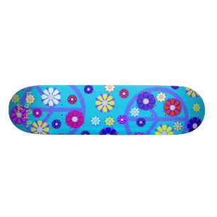 GROOVY PEACE SKATEBOARD - BY LIBERTY DOG PRO SHOP