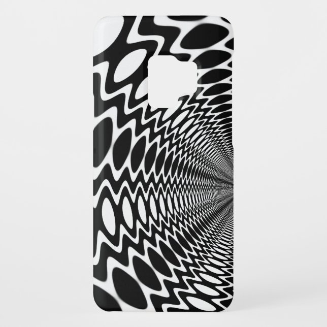 Groovy Peace Soundwaves BW Ver.2. Galaxy S3 Case (Back)