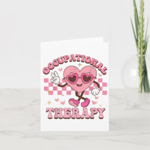 Groovy Pediatric Occupational Therapy Ot Valentine Card