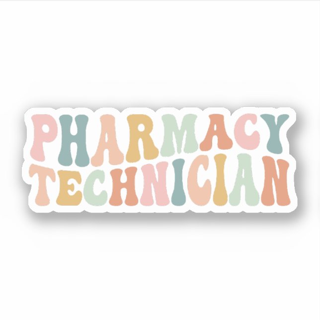 Groovy Pharmacy Technician, Pharmacy Tech Gift (Front)