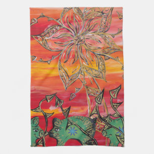 Groovy Pigs Kitchen Towel