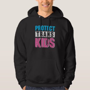 Groovy Protect Trans Kids LGBT LGBTQ Gay Lesbian P Hoodie