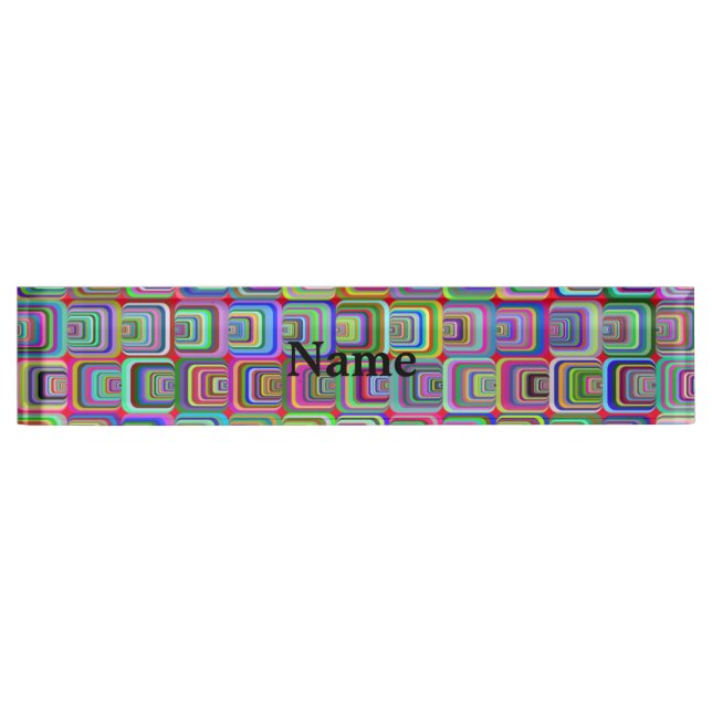 Groovy psychedelic hippie-style Thunder_Cove Nameplate (Front)
