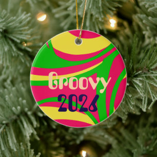 Groovy Psychedelic Ornament