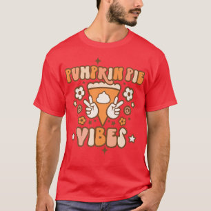 Groovy Pumpkin Pie Vibes Hello Pumpkin Season Fall T-Shirt