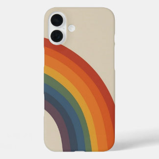 Groovy - rainbow 70s 1970s style retro iPhone 16 plus case