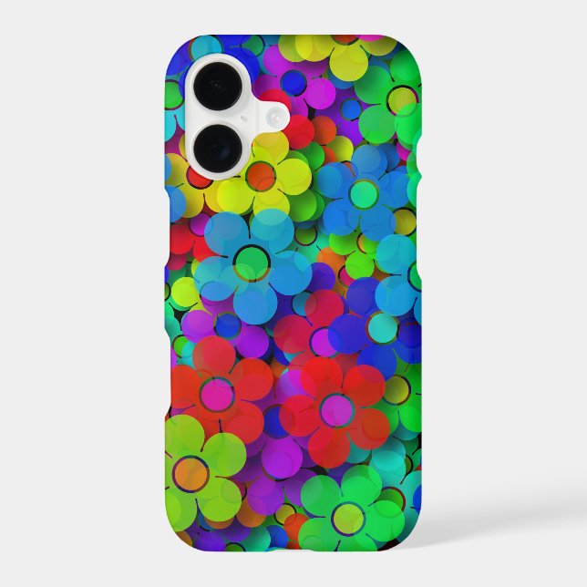 Groovy Rainbow Flowers (Back)