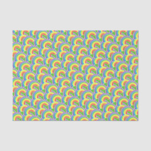 Groovy Rainbow Pattern Tissue Paper