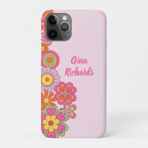 Groovy Retro 60s Hippie iPhone 11 Pro Case
