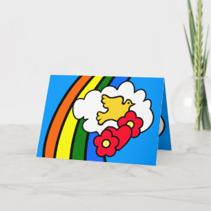 Groovy Retro 70's Birthday Card