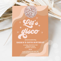 Groovy Retro 70s Let's Disco Birthday Party