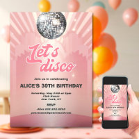 Groovy Retro 70s Let's Disco Birthday Party