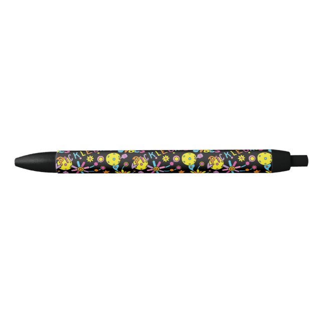 Groovy, retro 90s, black  black ink pen (Front)