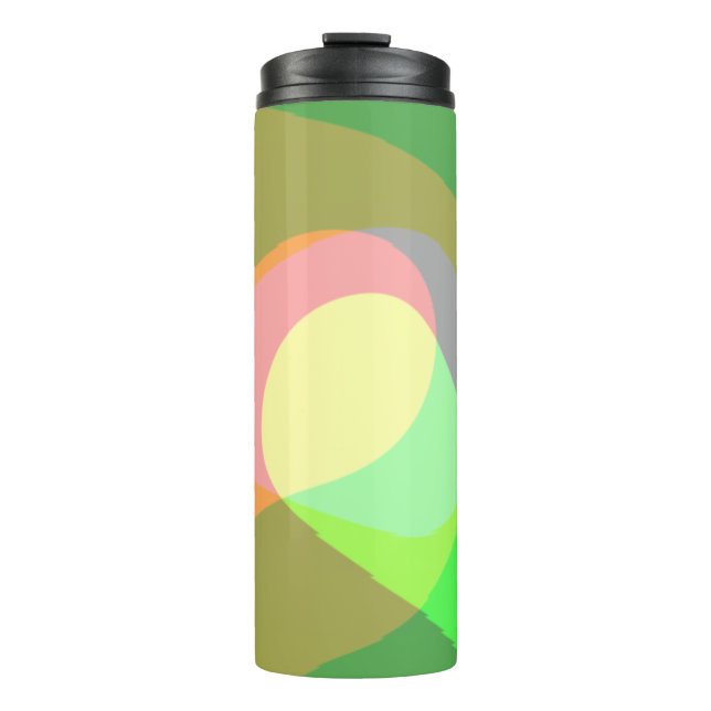 Groovy Retro Abstract Art 710 Thermal Tumbler (Front)