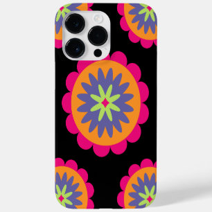 Groovy Retro Botanical Pattern Artwork Case-Mate iPhone 14 Pro Max Case
