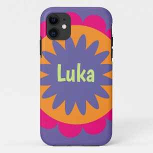 Groovy Retro Botanical Pattern Artwork iPhone 11 Case