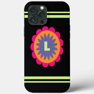 Groovy Retro Botanical Pattern Artwork iPhone 13 Pro Max Case