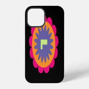 Groovy Retro Botanical Pattern Artwork iPhone 12 Case