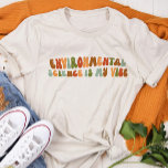 Groovy retro Environmental Science Is My Vibe Tri-Blend Shirt<br><div class="desc">Retro-style 'Environmental Science Is My Vibe' t-shirt. You may change the colours.</div>