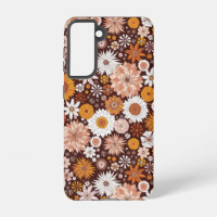 Groovy Retro Flower Garden Pattern